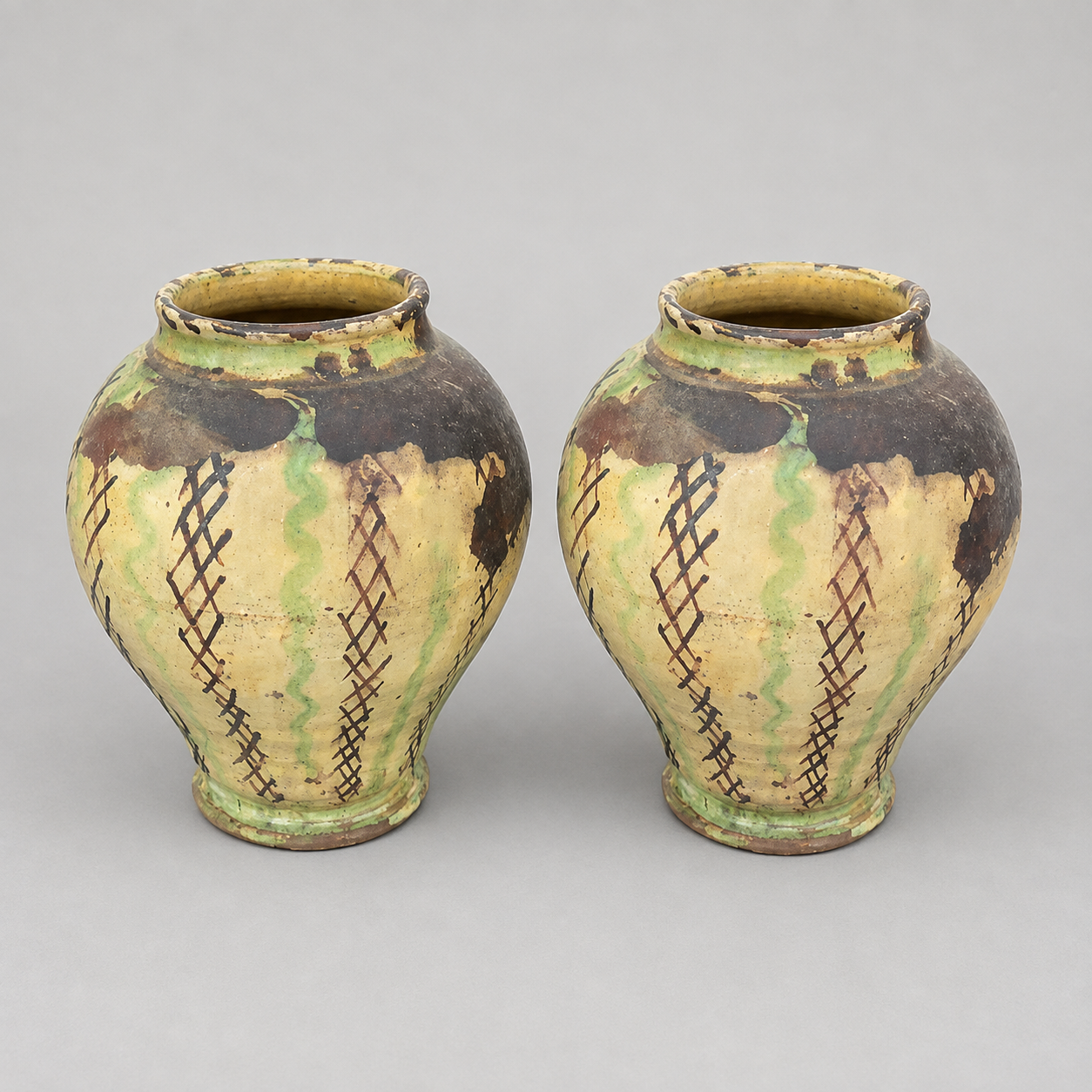 Pair of Terracotta Vases