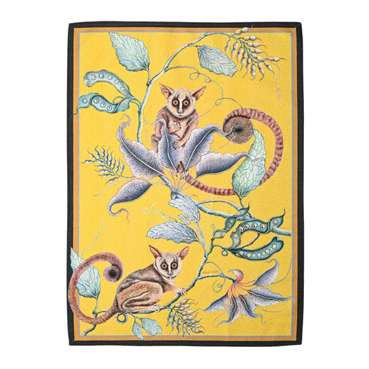 Bush Baby Tea Towel- Butter