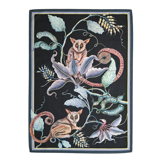 Bush baby Tea Towel- Moonlight