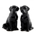 Black Lab Salt and Pepper Shakers