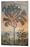 "Mercenaries in the Orchard / Seven Red Sisters Singing to the Moon"