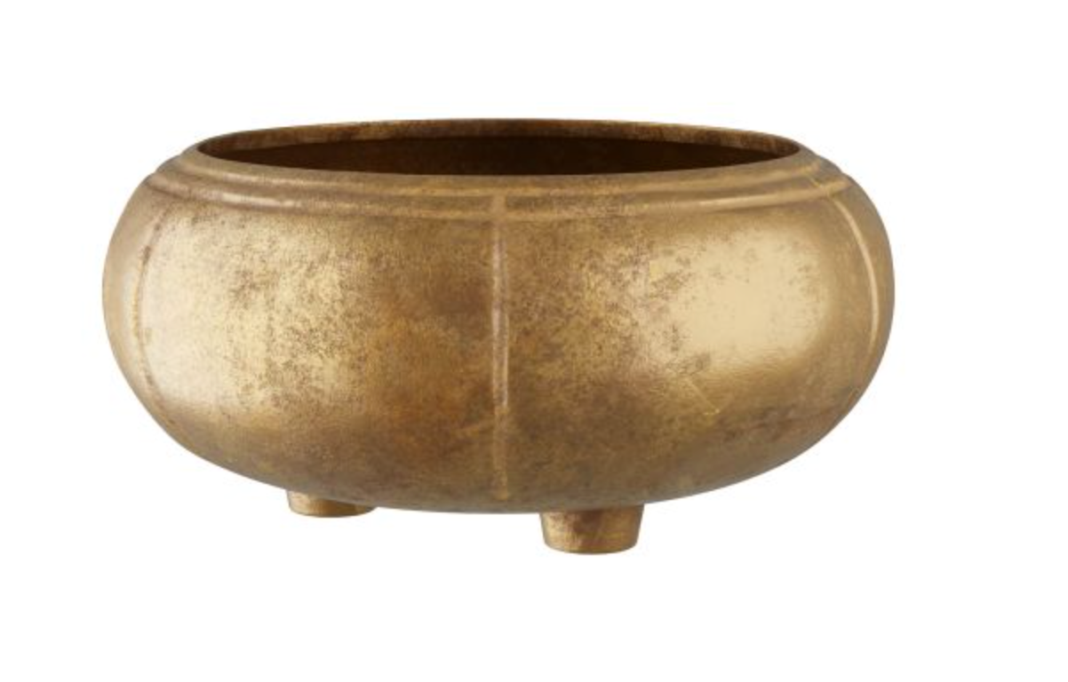 Antique Brass Planter