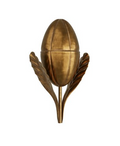 Pitaya Sculpture, Vintage Brass