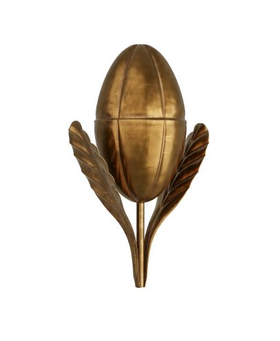 Pitaya Sculpture, Vintage Brass