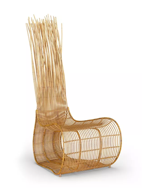 Yoda Rattan Chair in Natural