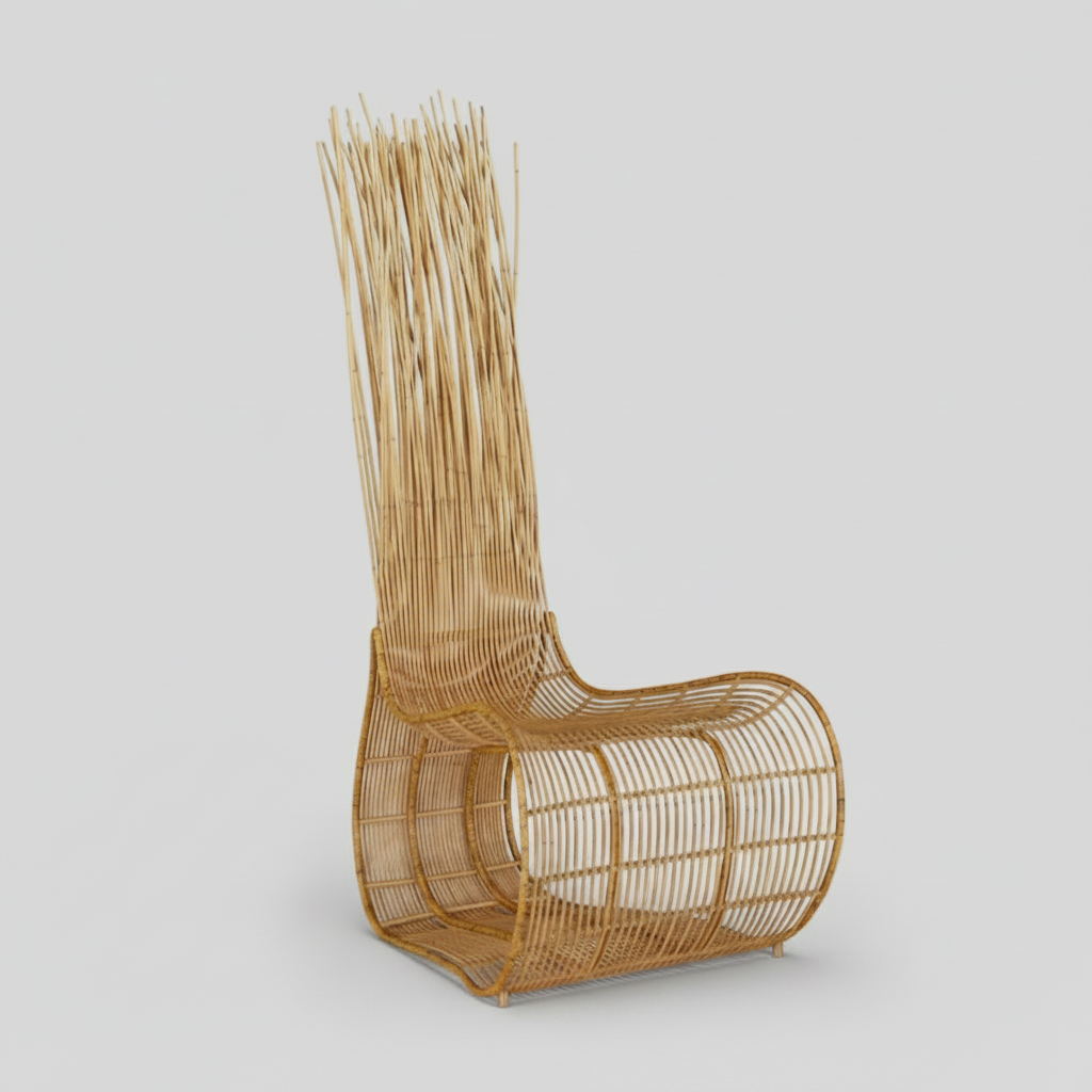 Yoda Rattan Chair in Natural