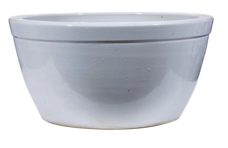 Hand Made White Basin Plater