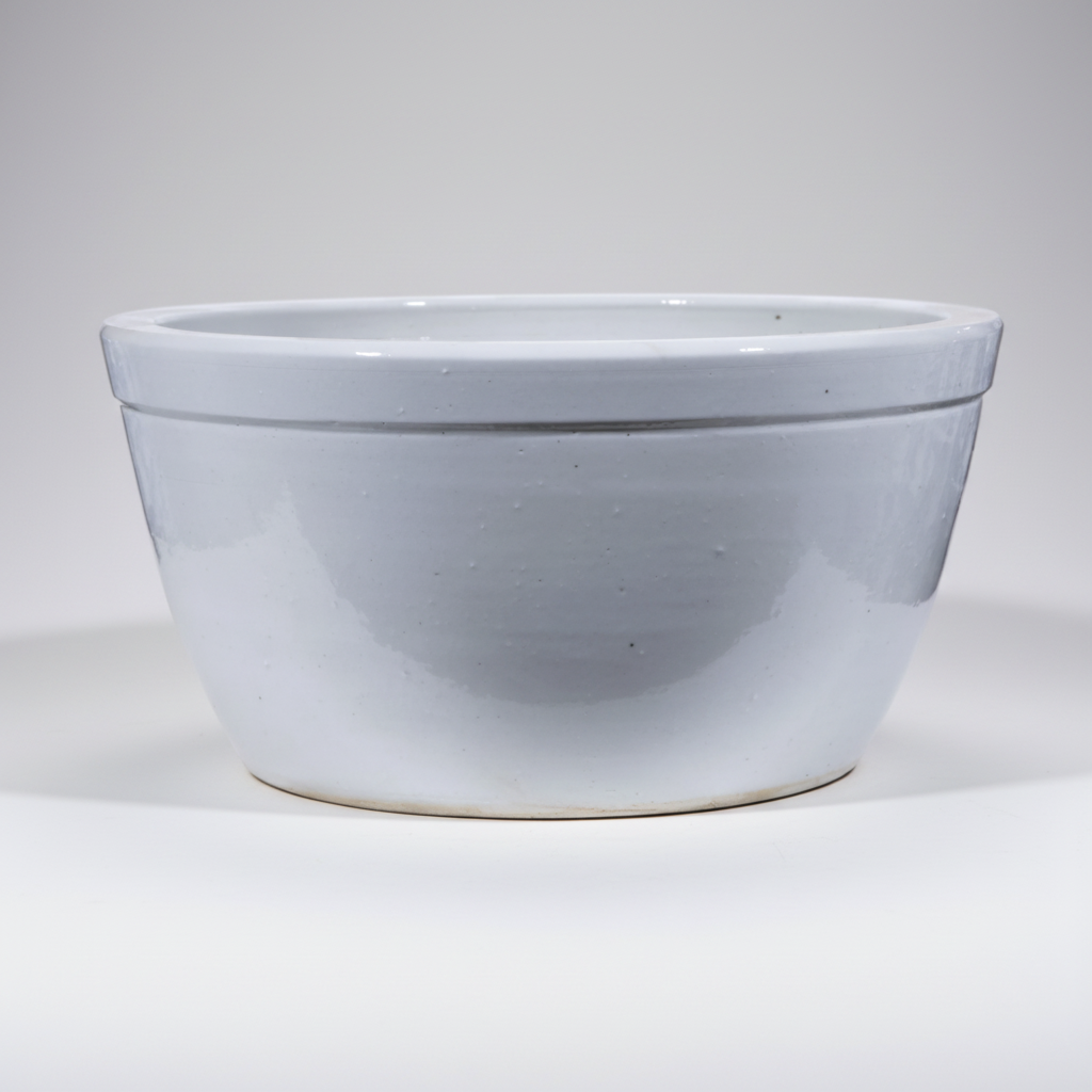 Hand Made White Basin Plater