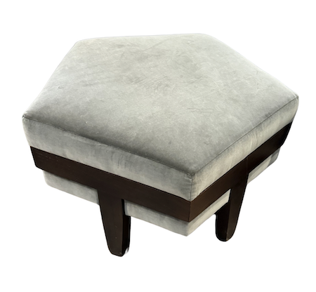 Modular Ottoman in Espresso Velvet