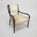 Loop Arm Chair in Spotty Fawn Velvet