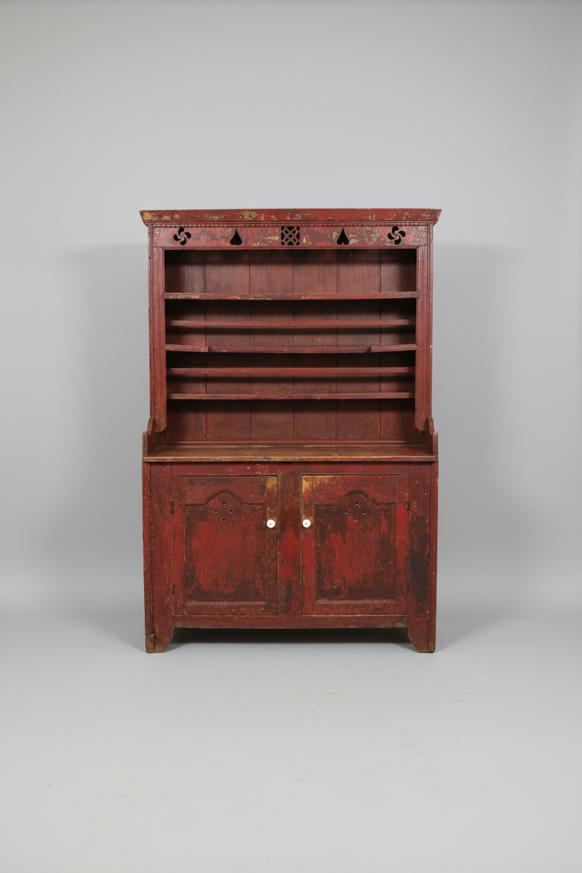 Irish Dresser with Original Paint