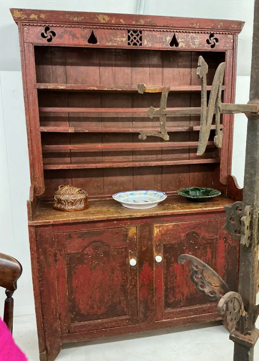 Irish Dresser with Original Paint