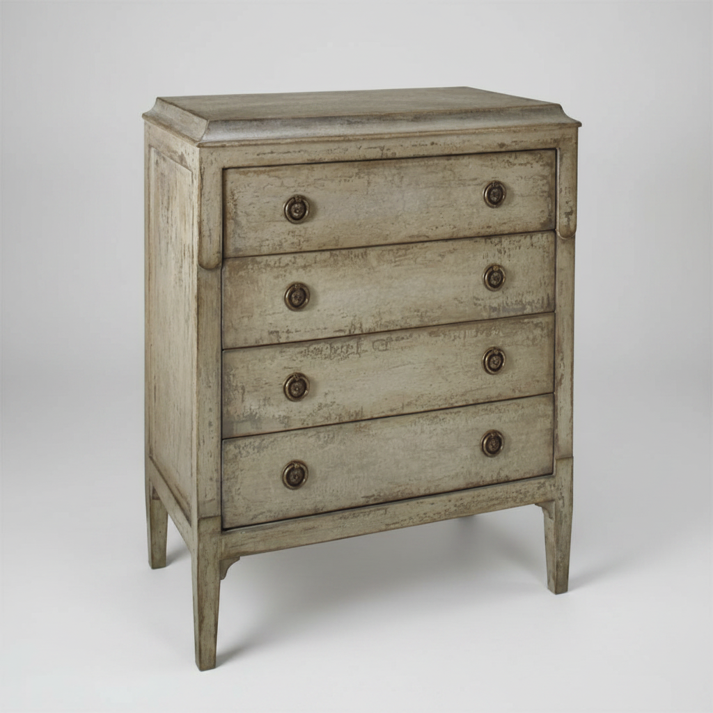 Tall Grey Nighstand