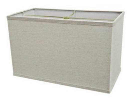 Rectangular Linen Lampshade