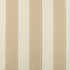 Chunky Caramel Striped Long Sofa