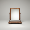 Toilet Mirror with Reeded Columns