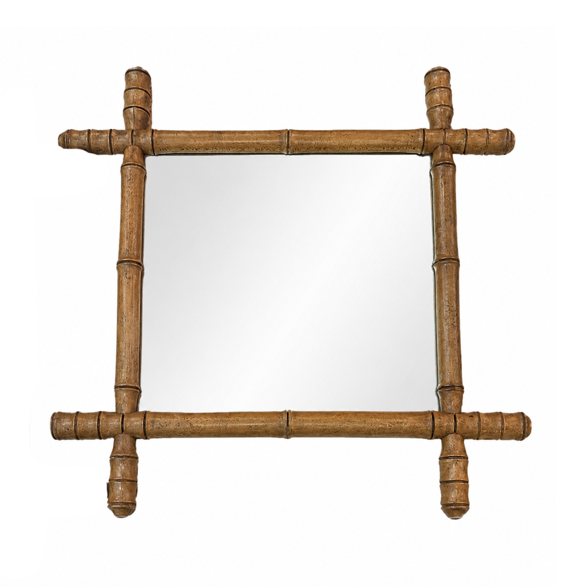 Faux Bamboo Mirror, 1920's