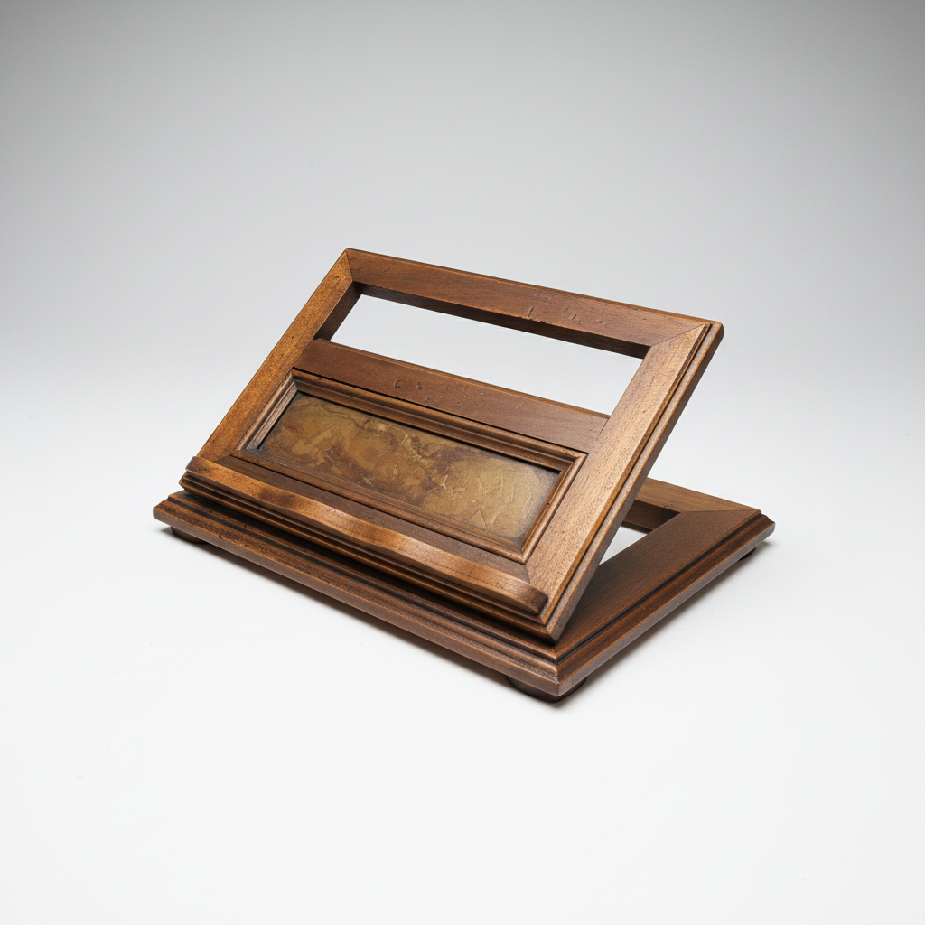 Vintage Mahogany Book Stand
