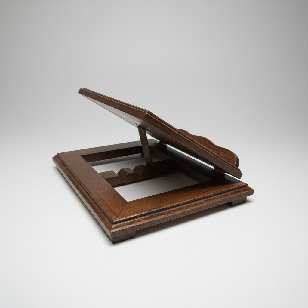 Vintage Mahogany Book Stand