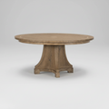 Round Inlay Dining Table, 64"