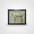Framed Painting of Horses by Leslie Charlotte Bennison, 1900's