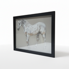 Framed Painting of Horses by Leslie Charlotte Bennison, 1900's