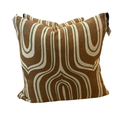 Retro Burn Orange Pillow