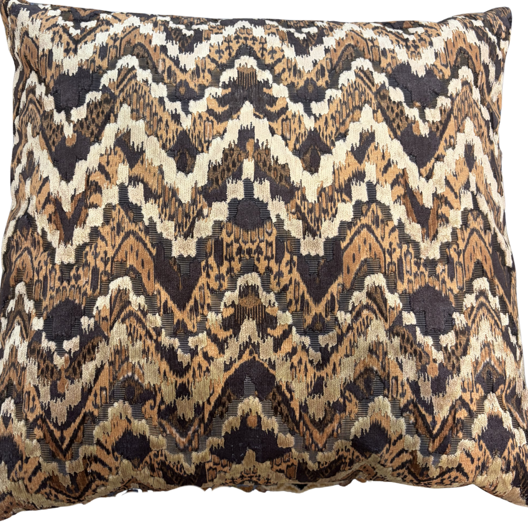 Brown Velvet Pillow