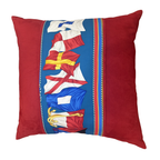 Gucci Nautical Flags Pillow