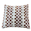 Cut Velvet Orange Pillow