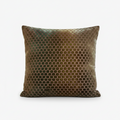 Velvet Dots in Golden Brown