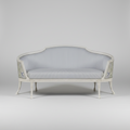 Gustavian Inspired Blue Love Seat