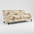 Paisley Linen Sofa