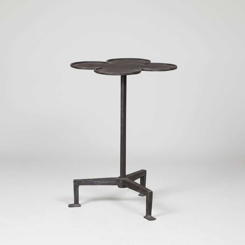 Clover Iron Drink Table