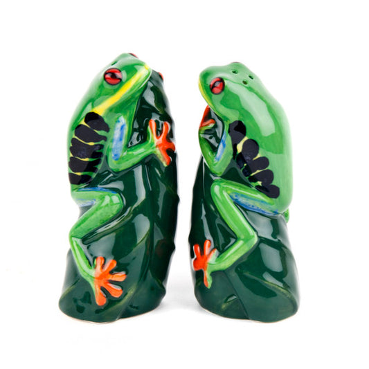 Tree Frog Salt and Pepper Shakers