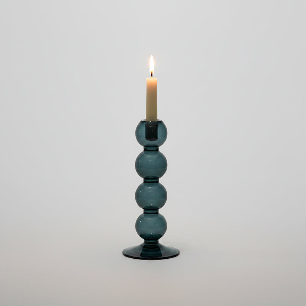 Bubble Candle Holder in Beetle