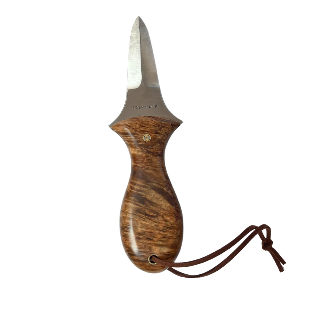 Oyster Knife with Leather Sheath