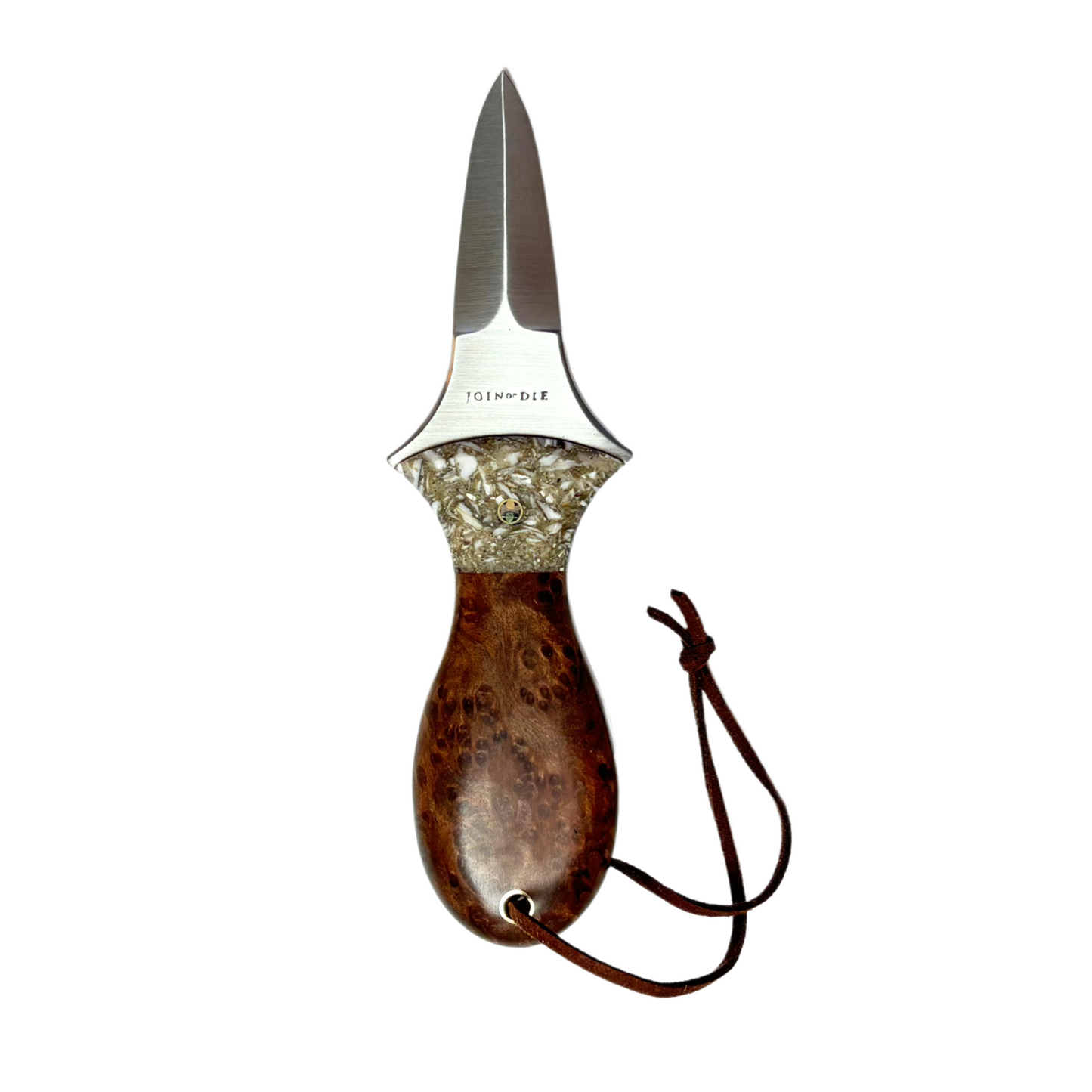 Oyster Knife with Leather Sheath