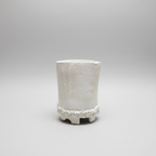 White Footed Ceramic Pots
