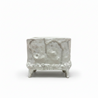 White Footed Ceramic Pots