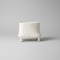 White Footed Ceramic Pots
