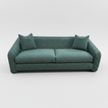 Two Seat Tight Back Sofa in Nubby Teal