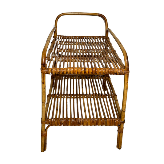 Wicker Bar Cart from Italy