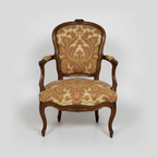 Pair of Louis XV Chairs with Original Needlepoint
