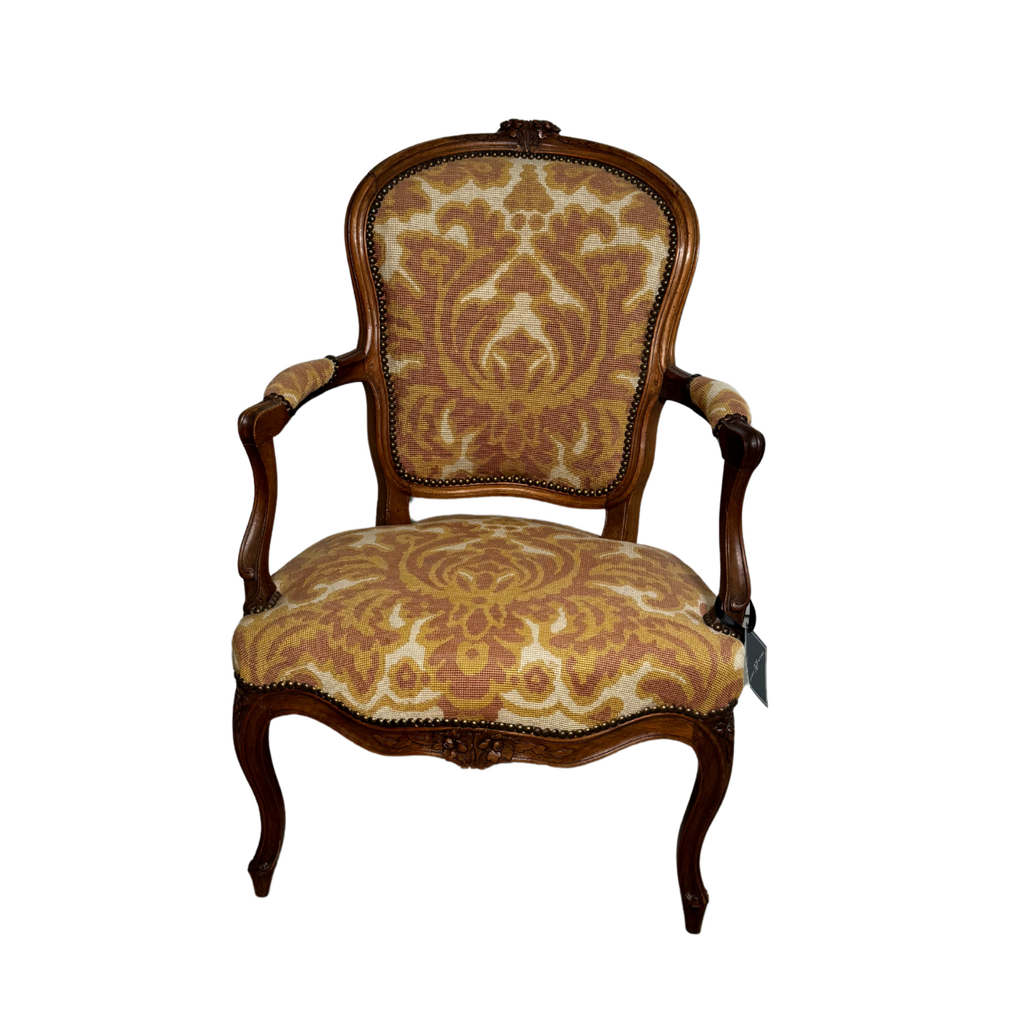 Pair of Louis XV Chairs with Original Needlepoint