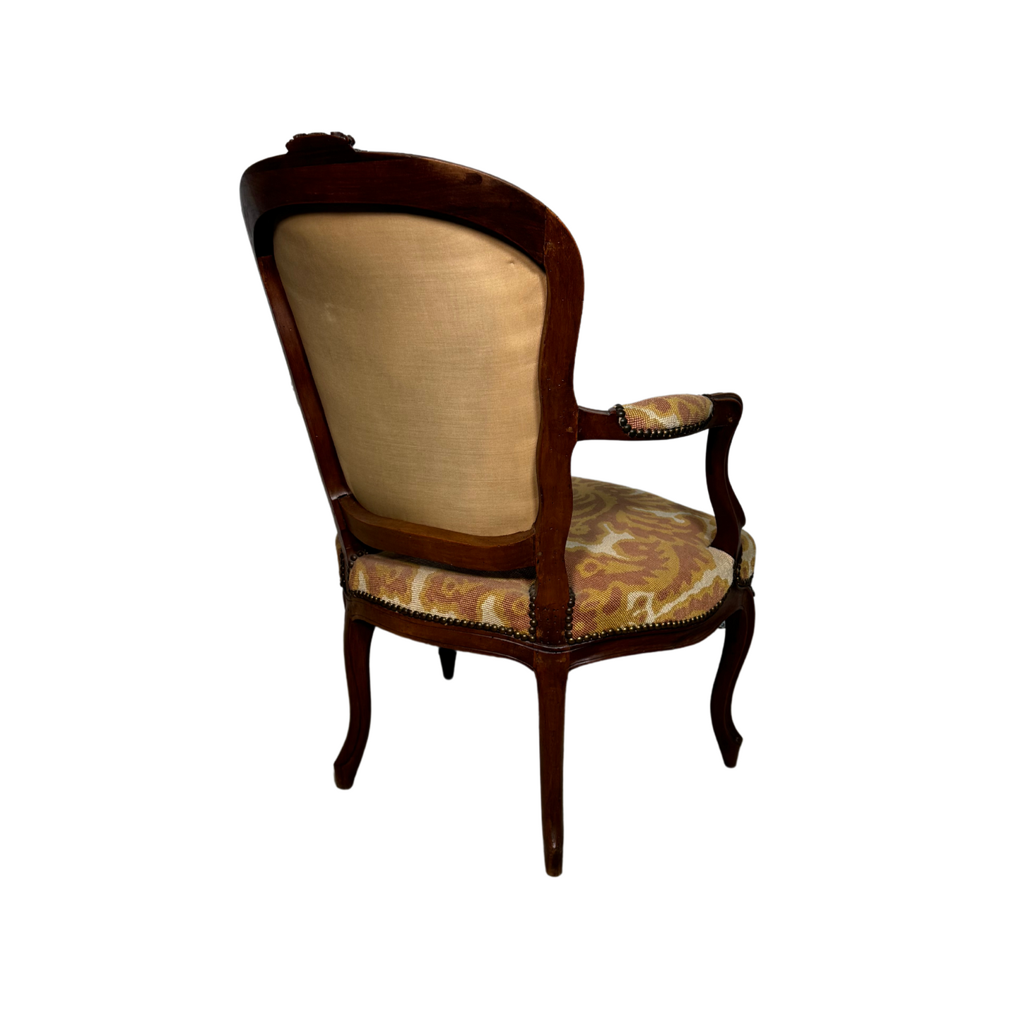 Pair of Louis XV Chairs with Original Needlepoint