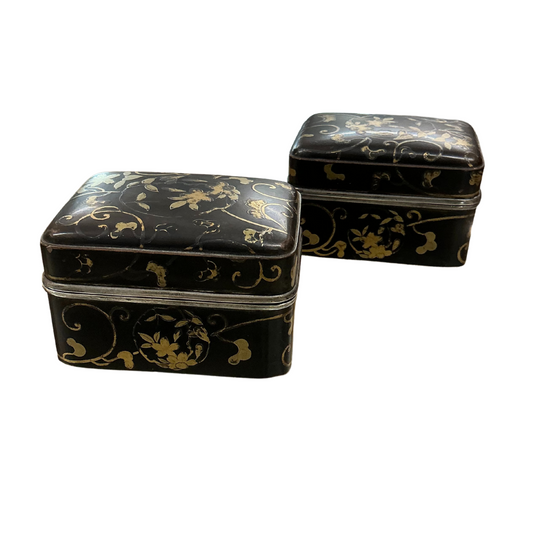 Pair of Japanese Snuff Boxes