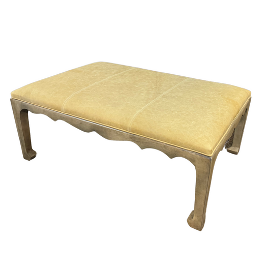 Buckingham Honey Ottoman