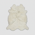 All White Sheepskin Rug