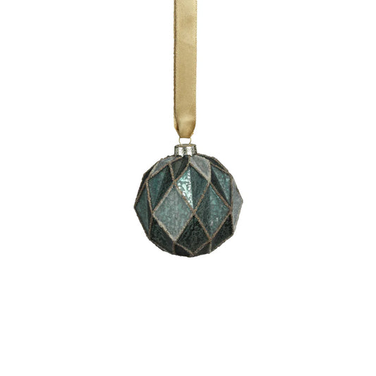 Blue Diamonds Ornament